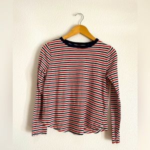 Madewell Striped Long Sleeve Tee, S